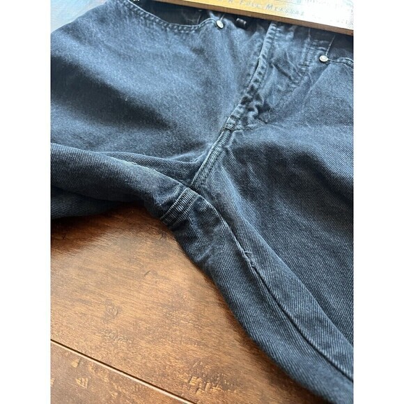 Vintage Union Bay Black Y2K Blue Revolution Sz 8P - Picture 7 of 11